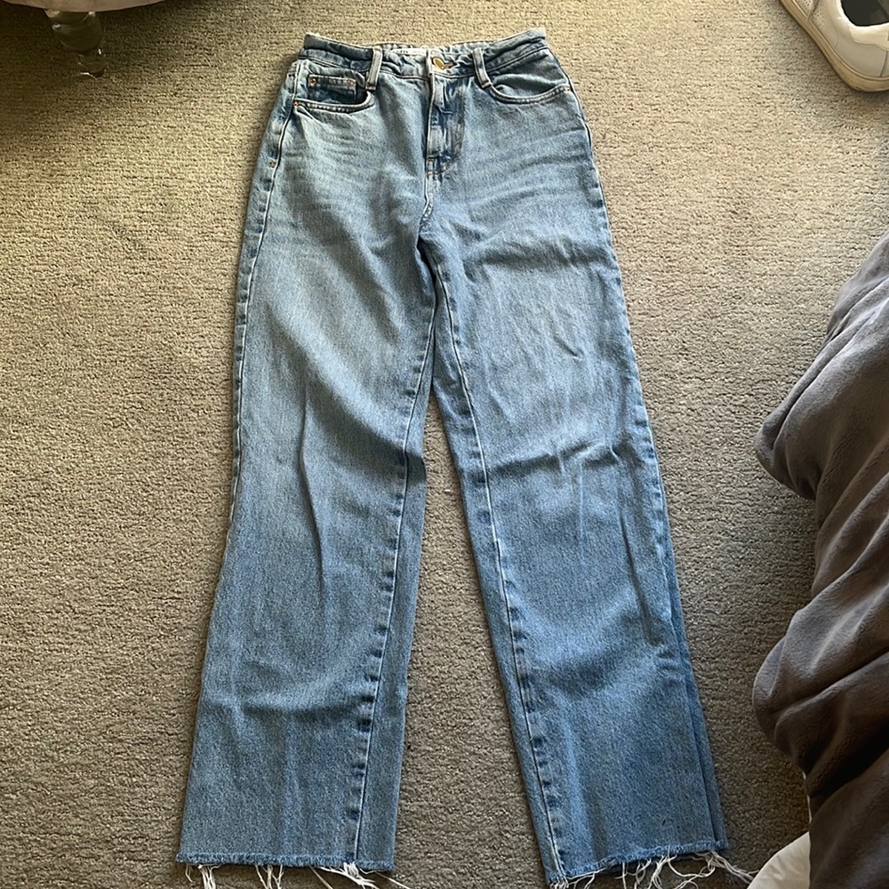 Zara straight fitting jeans